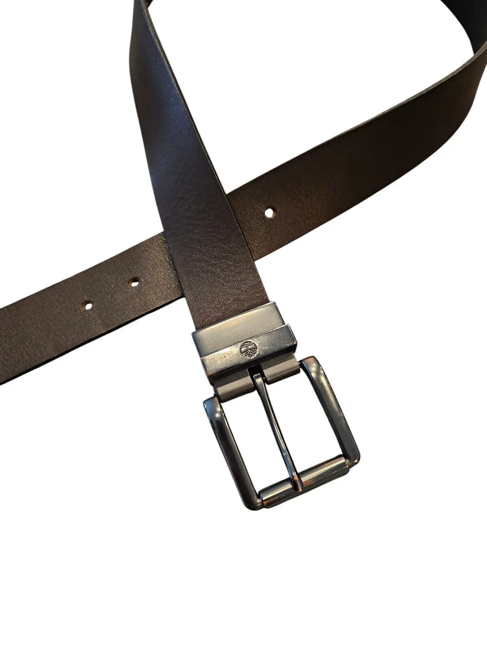 Timberland Mens Sz 32 Reversible Leather Belt Black Brown